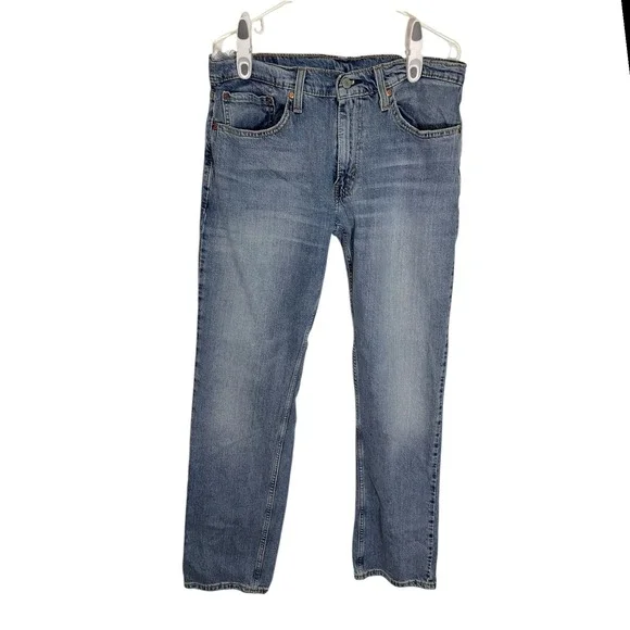 Levi's 33x34 Blue 559 Relaxed Straight Leg Denim Jeans Americana Workwear - Picture 2 of 9